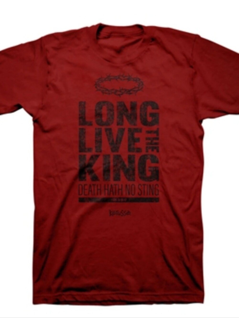 Mens1' Red Short-Sleeve Graphic Tee - Unbranded